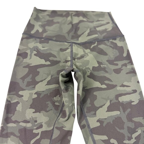 Lululemon Wunder Under 25” Green Camo Luxtreme Size 4 - Picture 5 of 10